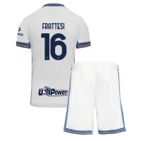 Inter Milan Davide Frattesi #16 Auswärts Trikotsatz Kinder 2024-25 Kurzarm (+ Kurze Hosen)